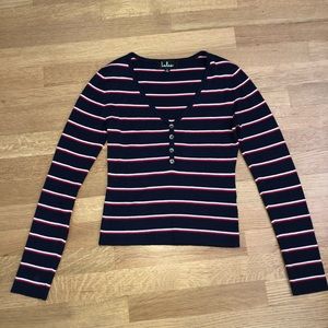 Striped lulus shirt